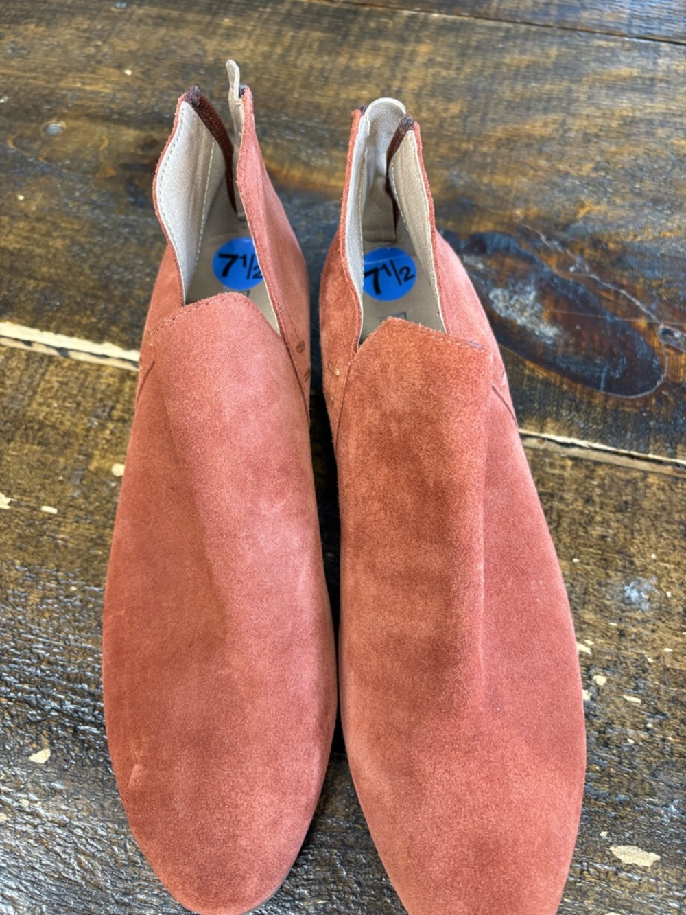 Kenneth Cole Reaction Rust Suede Ankle Booties